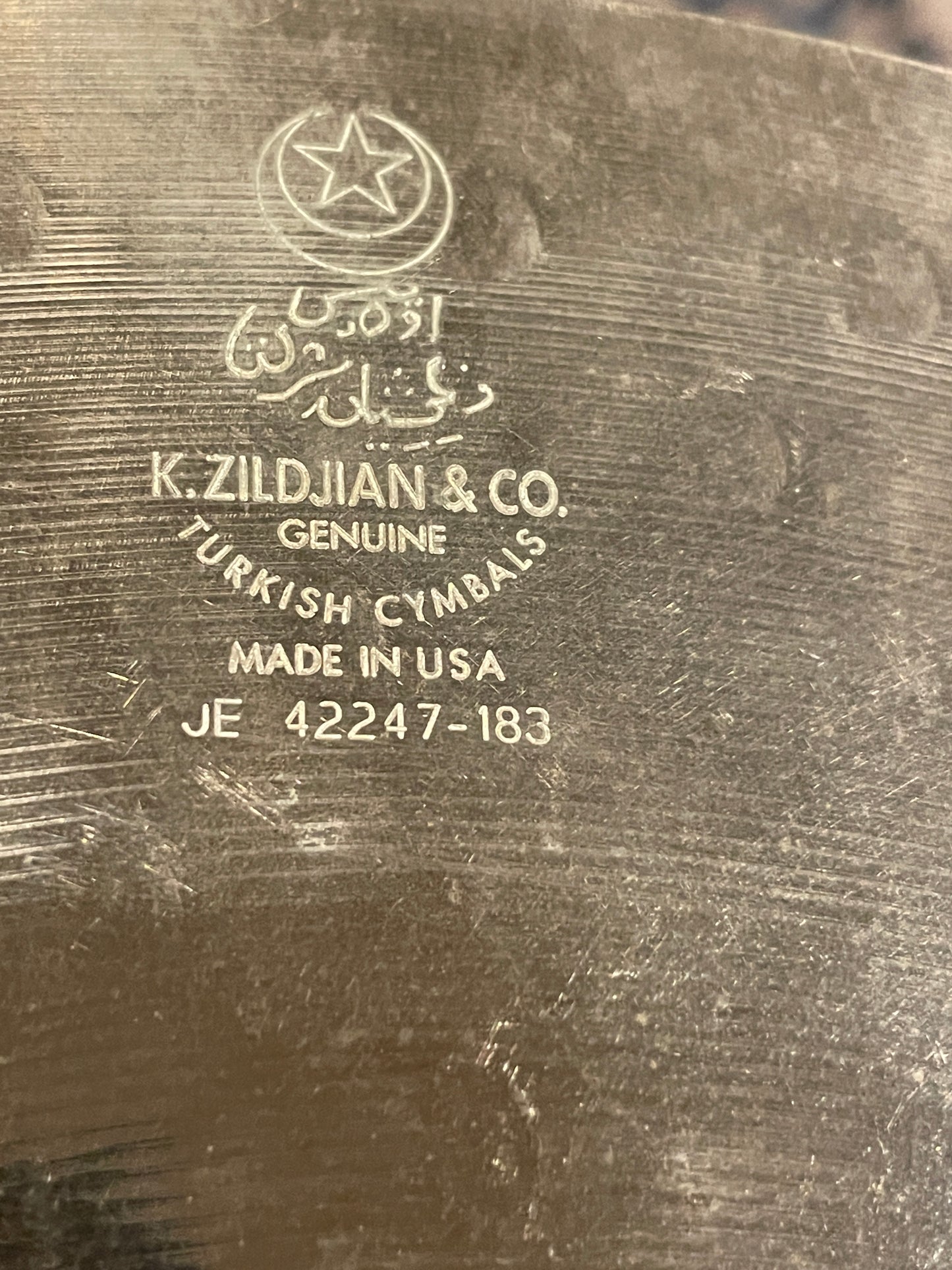 14" Zildjian K Custom Fast Crash Cymbal 742g