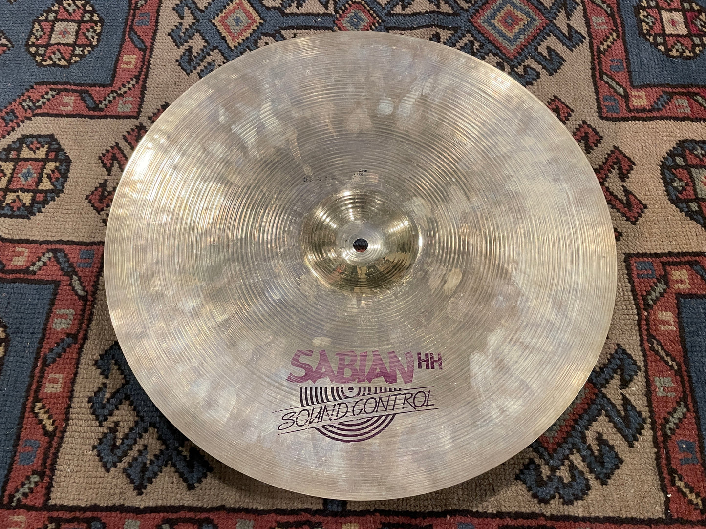 16" Sabian HH Sound Control Hand Hammered Crash Cymbal Red Label 966g *Video Demo*