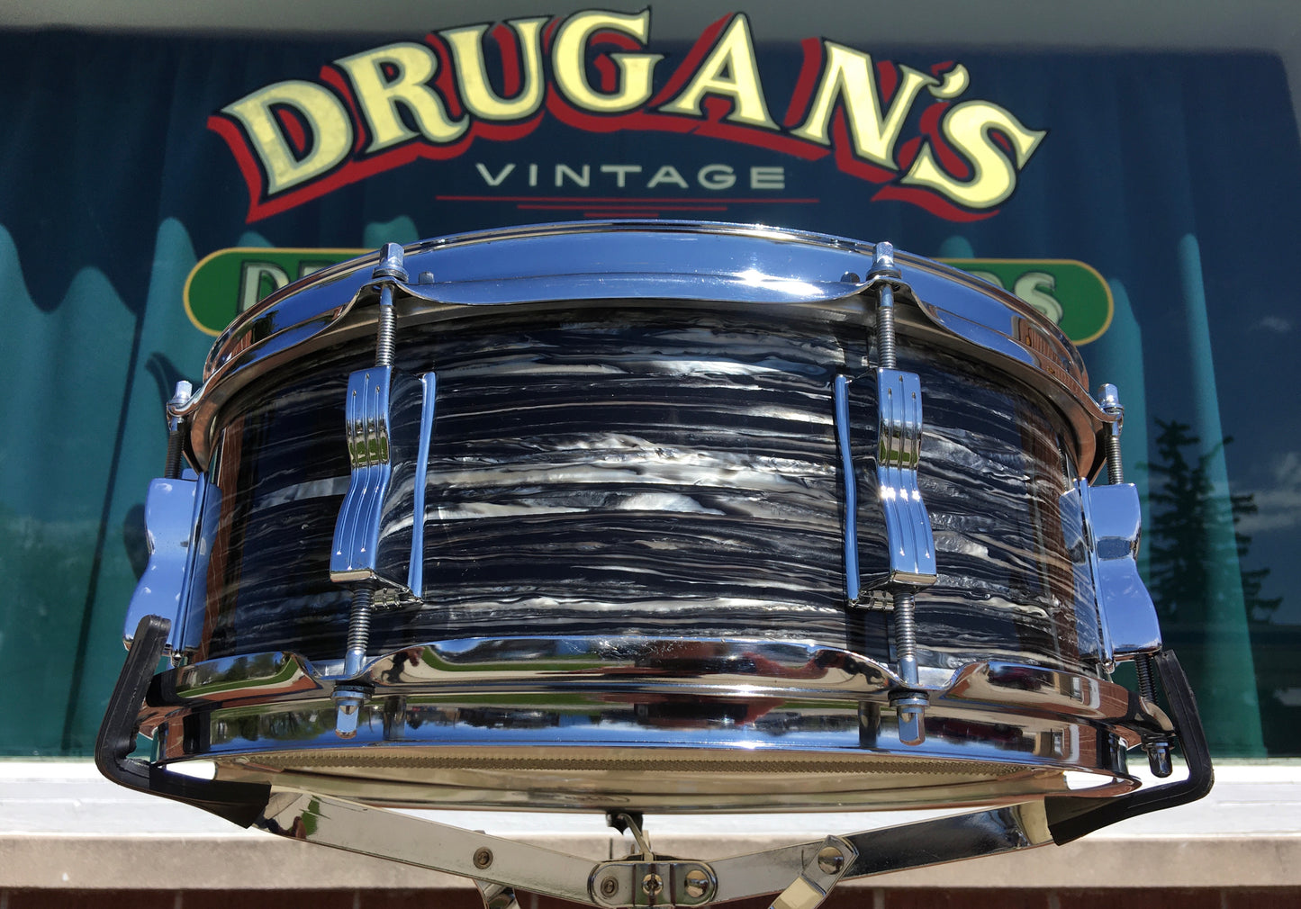 1966 Ludwig 5x14 Jazz Festival Snare Drum - Oyster Black Pearl