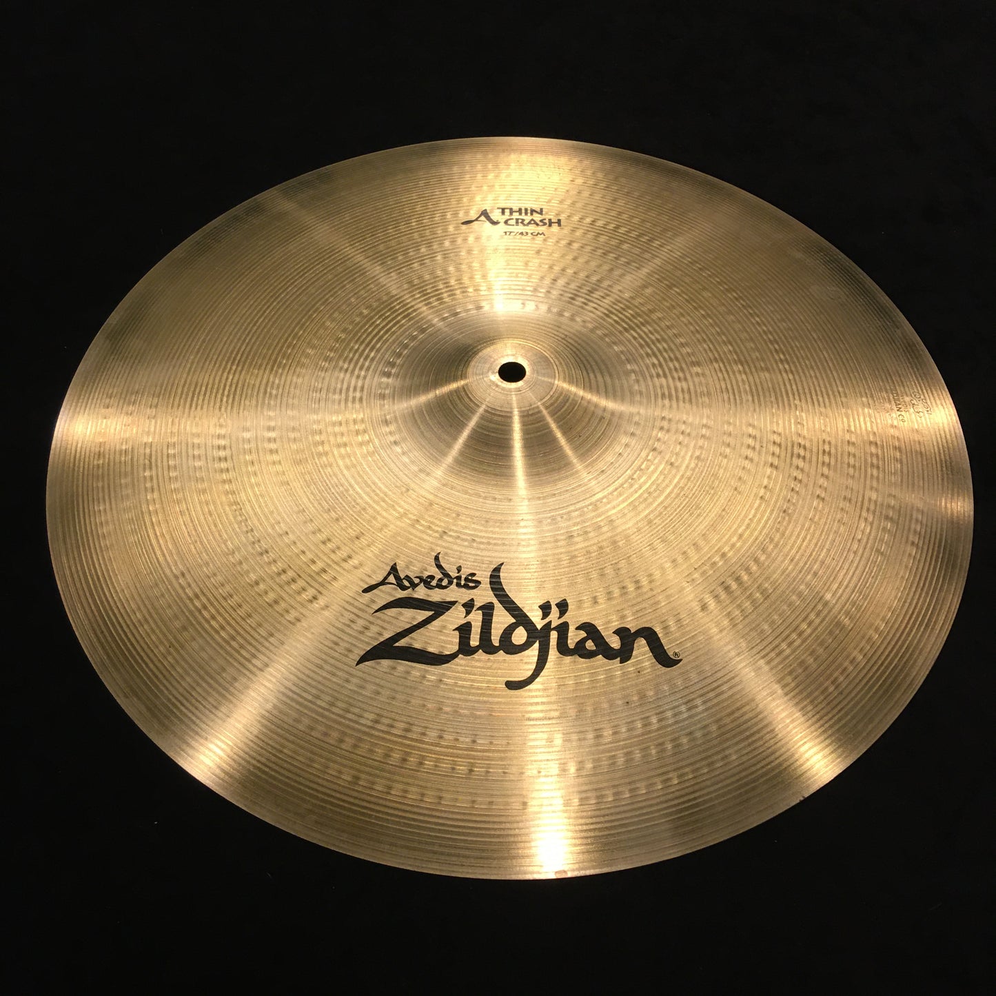 17" Zildjian A Avidis Thin Crash Cymbal 1246g
