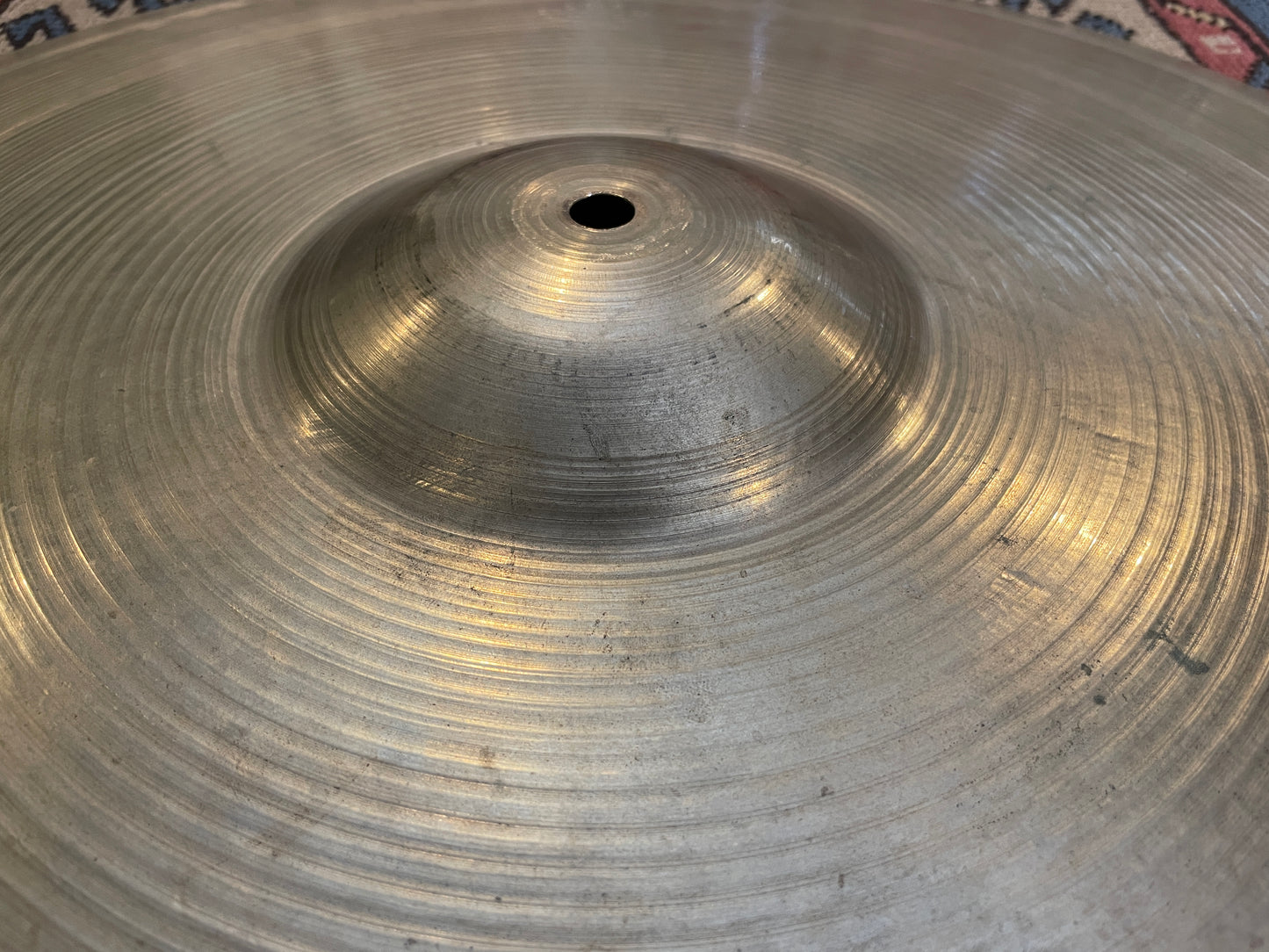 22" Zildjian A 1950s Large Block Stamp Ride Cymbal 2594g #863