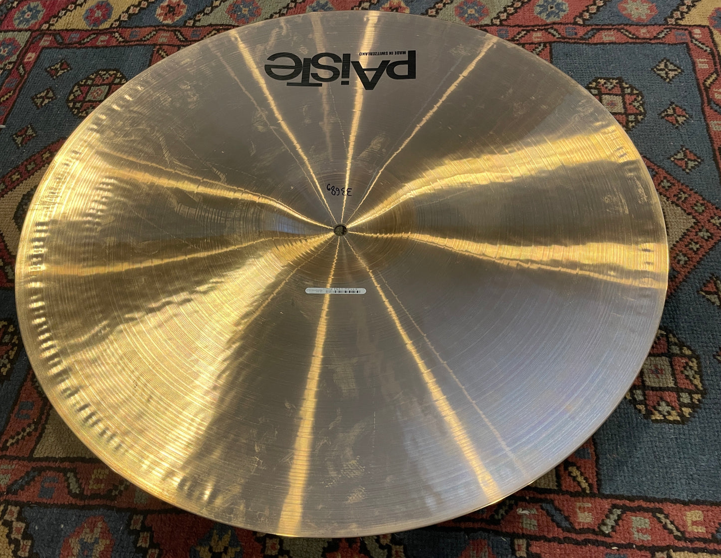 24" Paiste 2K2 Prototype Ride Cymbal 2002 3368g *Video Demo*