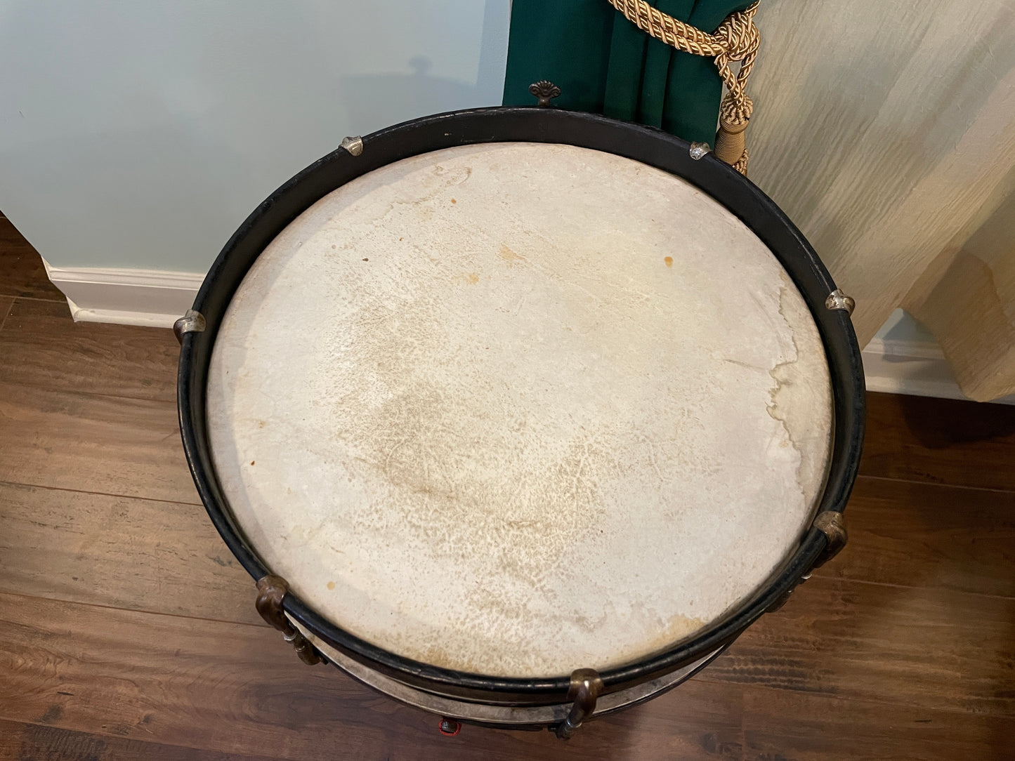 Vintage Early 1900s Antique Harmony Drum 4x15 Snare Drum Tonk Bros. Co. Chicago, ILL.