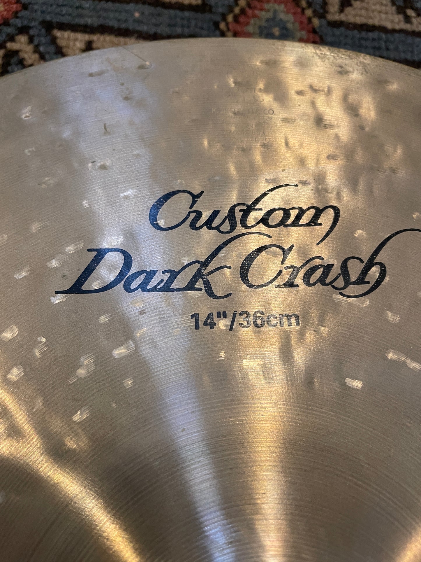 14" Zildjian K Custom Dark Crash Cymbal 728g K0949