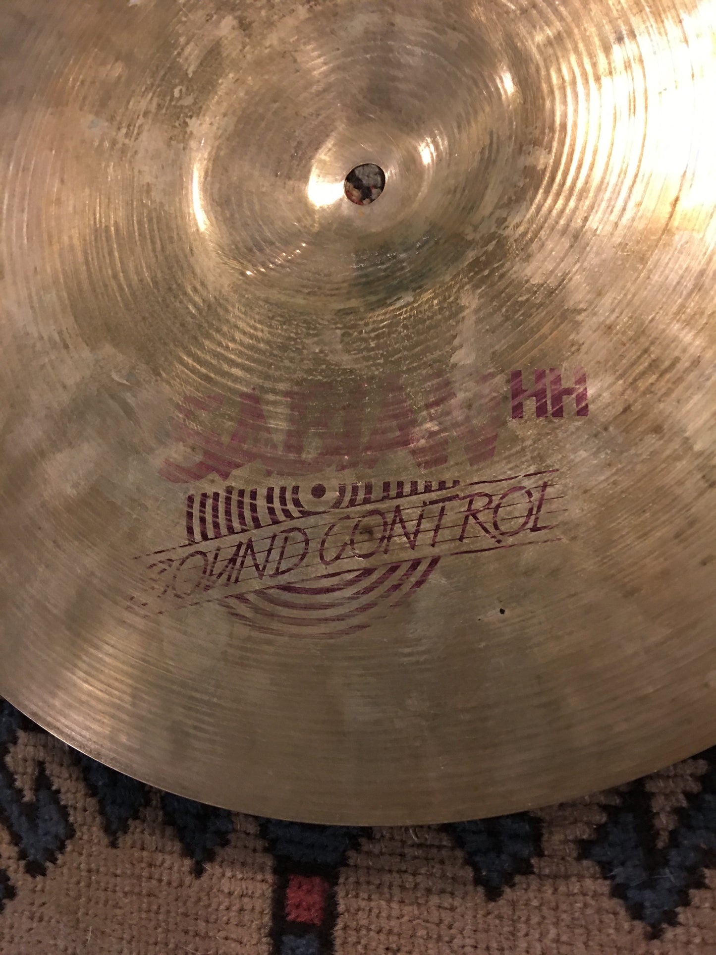 14" Sabian HH Sound Control Red Label Crash / Splash Cymbal 620g *Sound File*