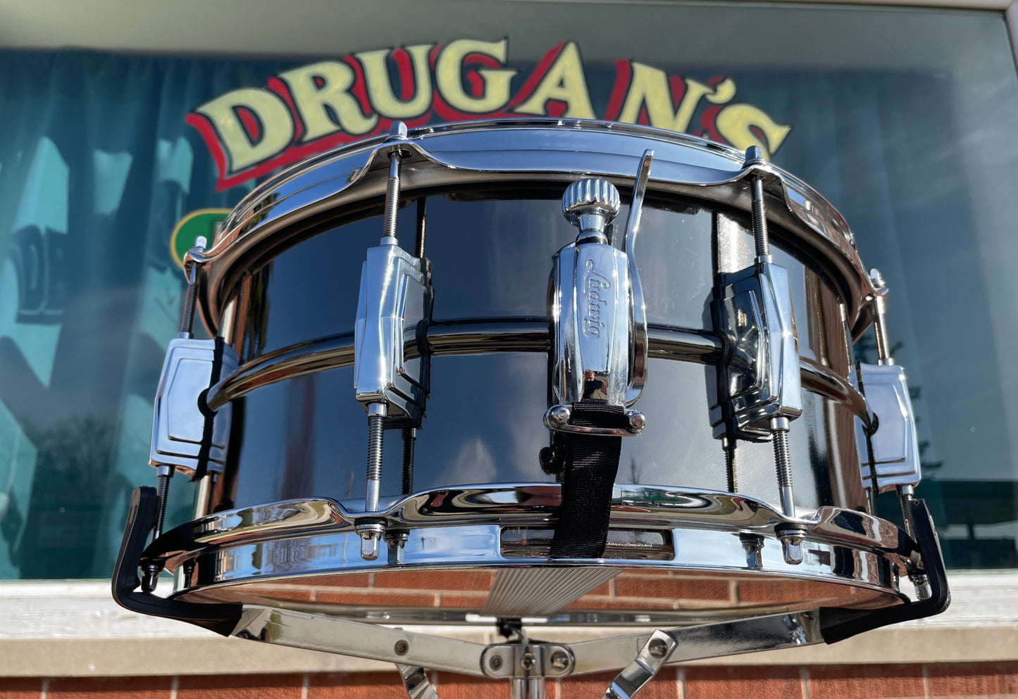 Ludwig 6.5x14 Black Beauty Snare Drum 8-Lug LB415