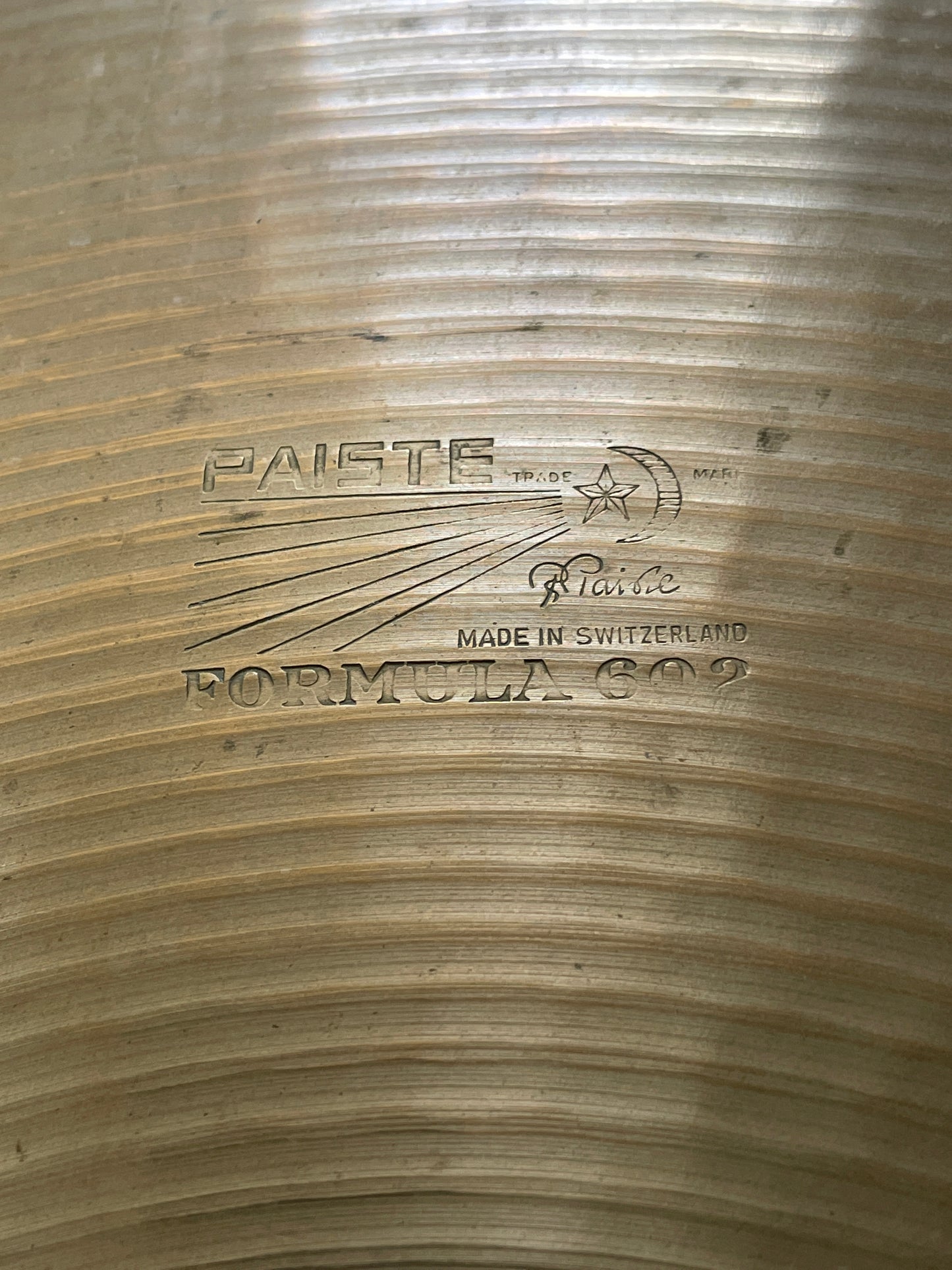 20" Paiste Pre-Serial Number Formula 602 Ride Cymbal 2478g #800