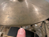 14" Zildjian A 1940s-50s Trans Stamp Hi-Hat Cymbal Pair 586g/762g #734