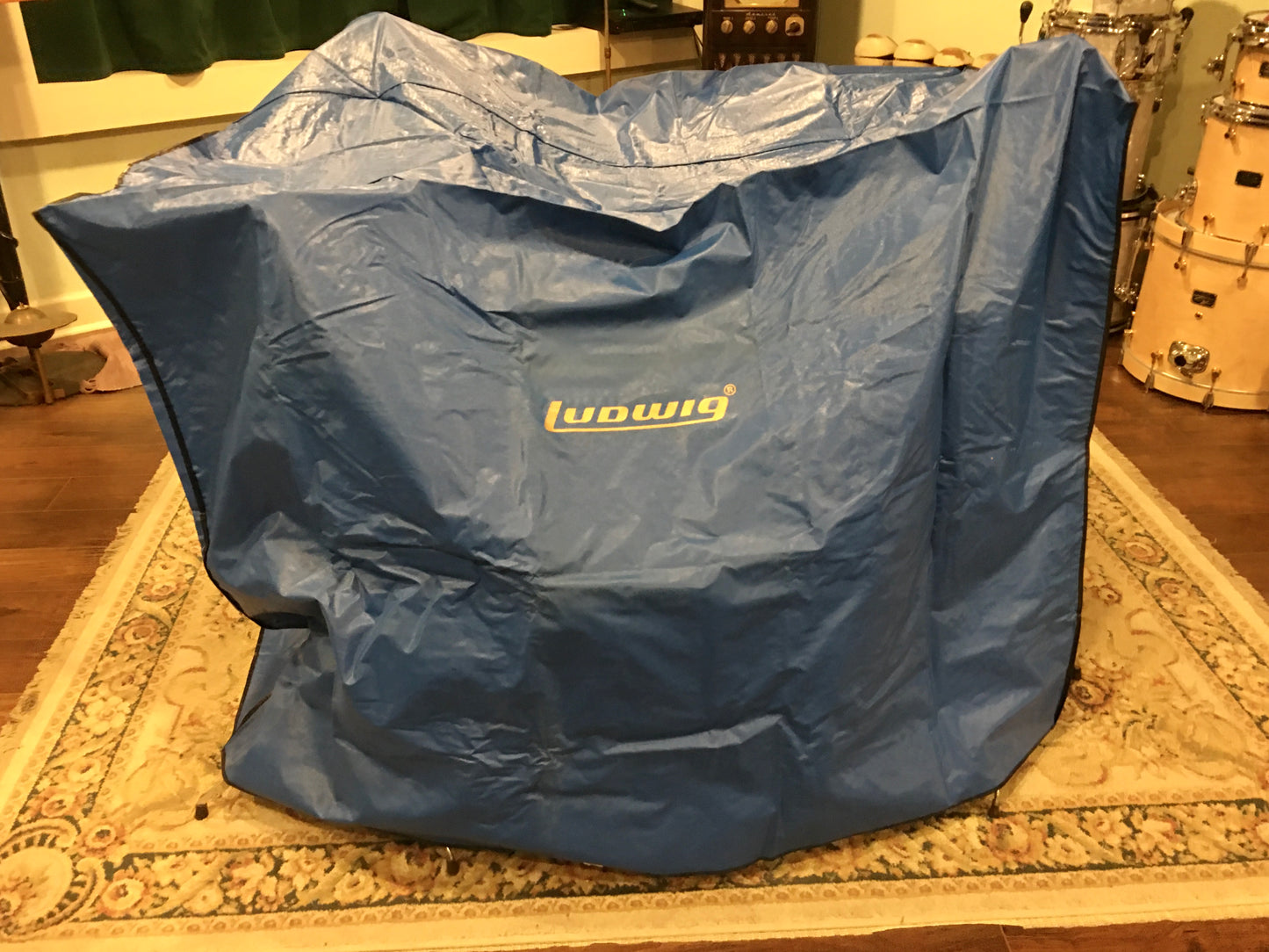 Vintage Ludwig Drum Set Cover Blue N.O.S.