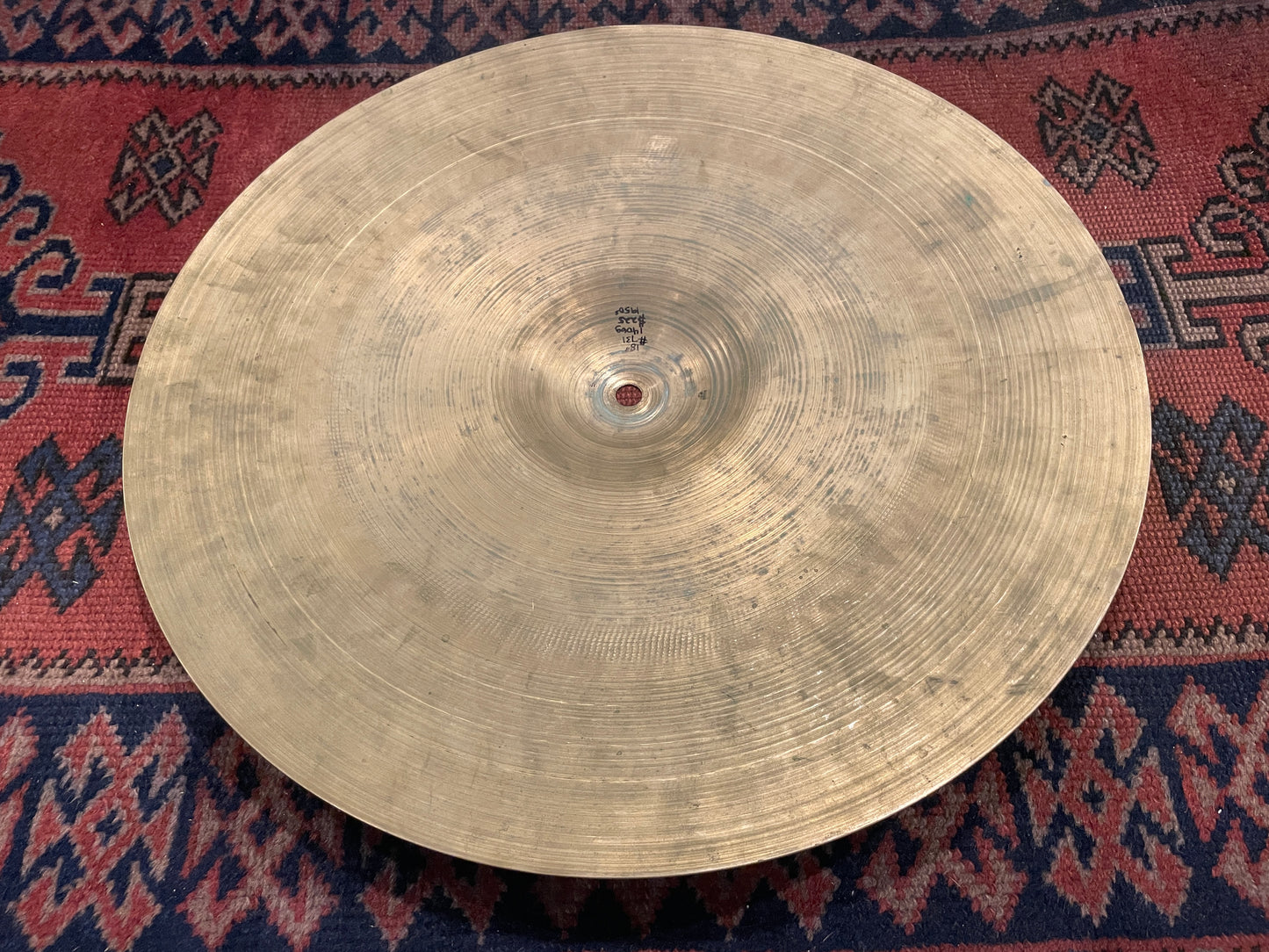 18" Zildjian A 1950s Medium Thin Ride Cymbal 1406g #731