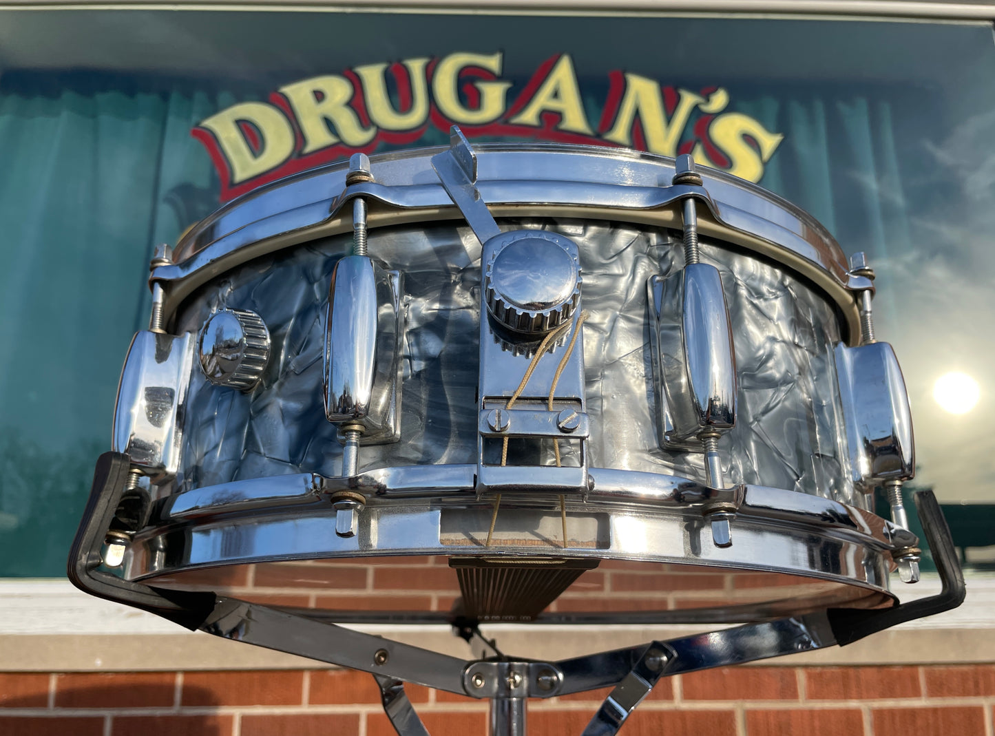 1960s Whitehall 5.5x14 Snare Drum Black Diamond Pearl
