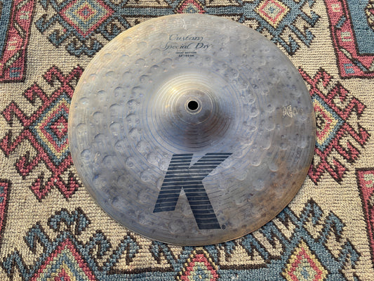 13" Zildjian K Custom Special Dry Hi-Hat Bottom Cymbal 1136g K0959