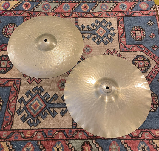 14" Paiste 1978 Sound Creation Sound Edge Hi-Hat Cymbal Pair 1184g/1268g *Video Demo*