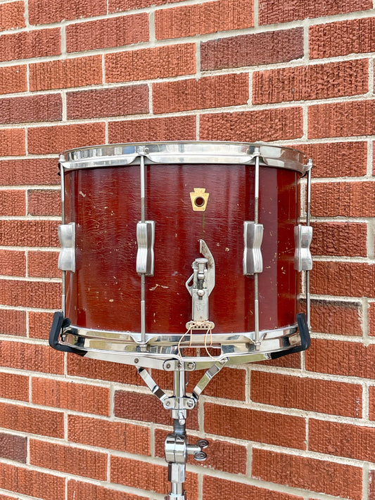 Vintage WFL No. 3092 Champion 10x14 Marching Snare Drum Mahogany Field Drum Ludwig