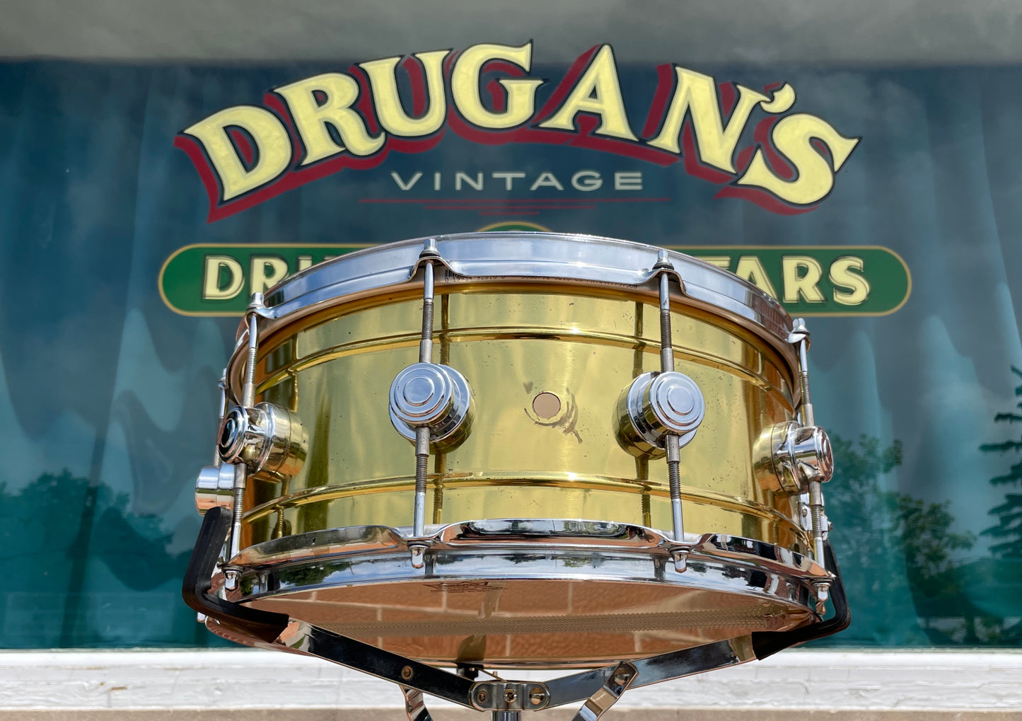 Vintage DW 6x14 Gon Bops Timbale Brass Shell Snare Drum Prototype Camco *Video Demo*