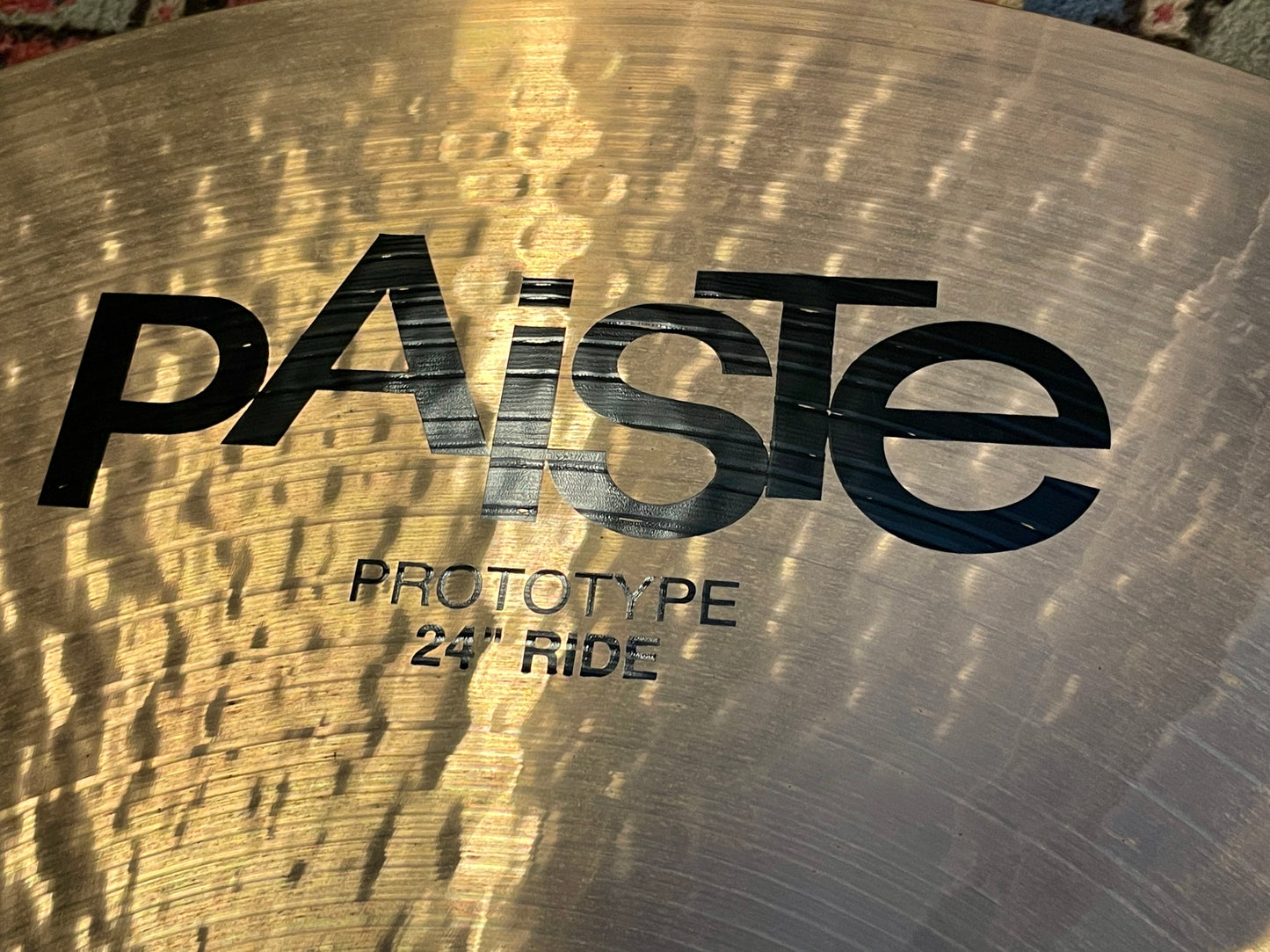 24" Paiste 2K2 Prototype Ride Cymbal 2002 3368g *Video Demo*