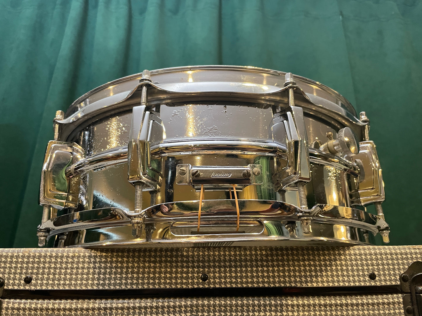 1970s Ludwig LM400 5x14 Supraphonic Snare Drum