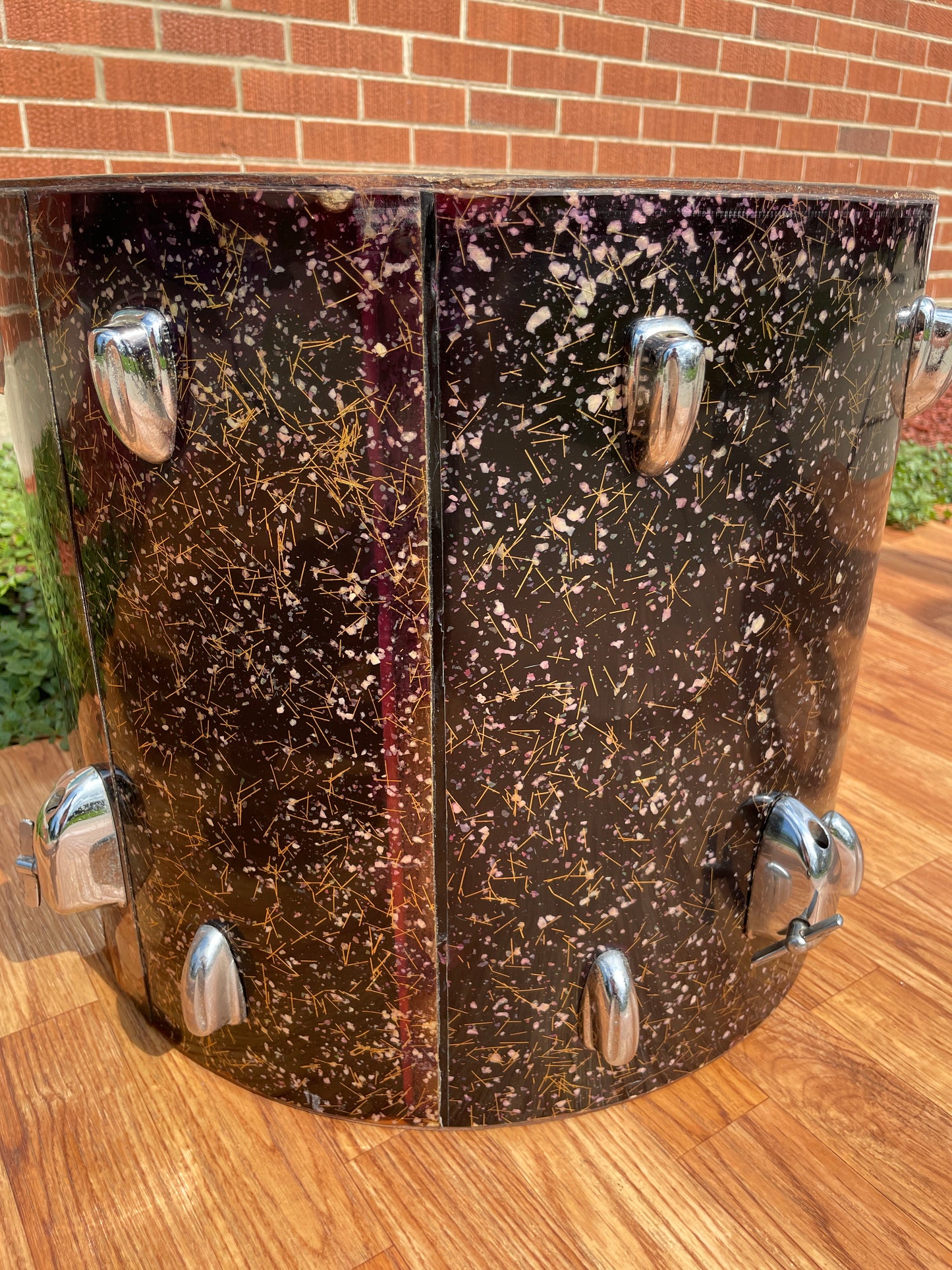 1958 Slingerland 16x18 Floor Tom Drum Capri Pearl