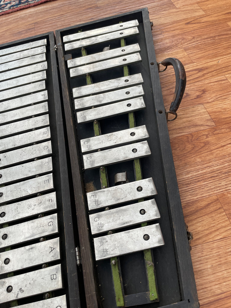 Early 1900s Vintage Deagan Orchestral Bell Set Glockenspiel Drugan's