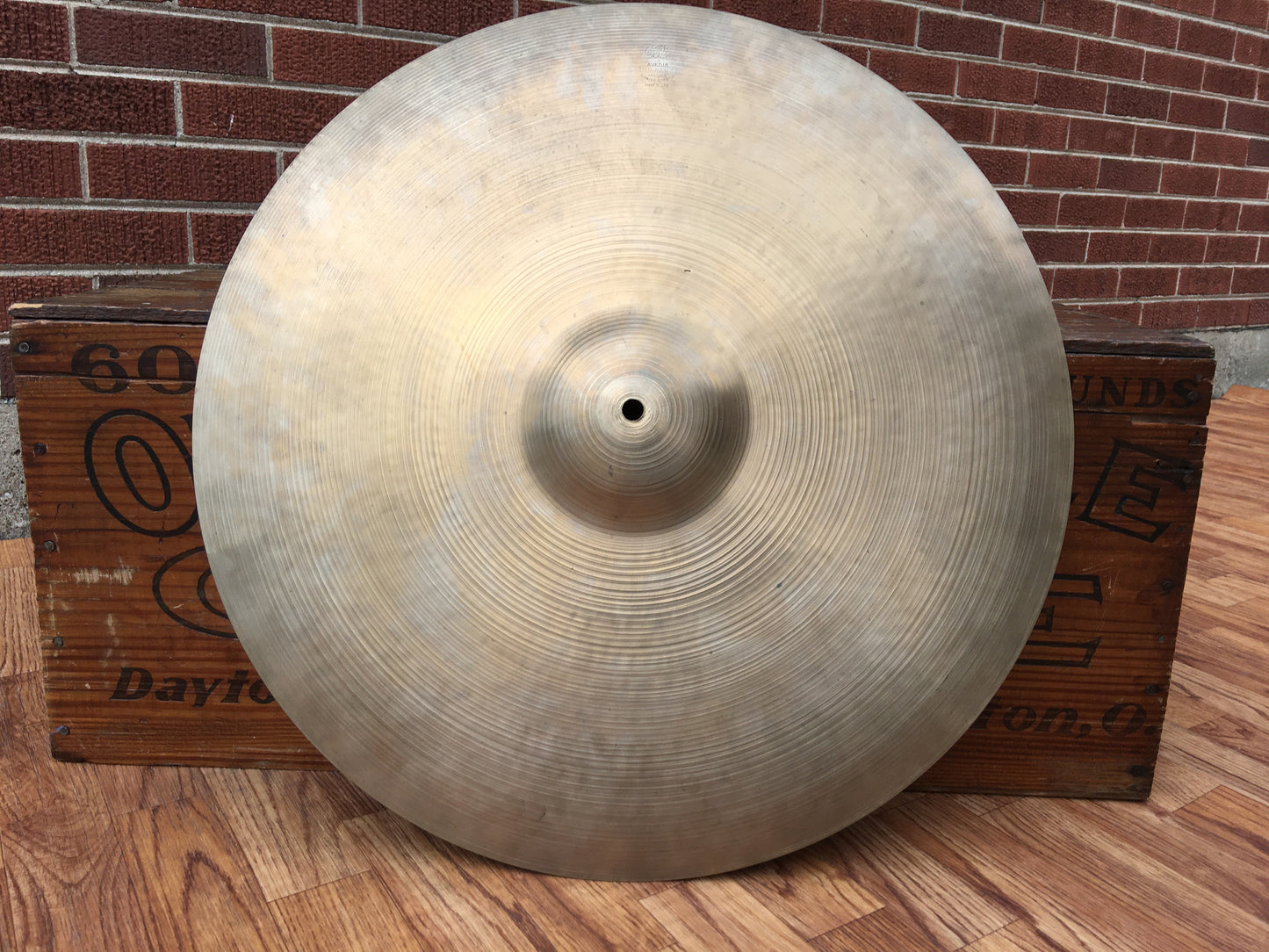 22" 1960s Zildjian A Ride Cymbal 2466g #619