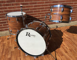 Early 1970s Rogers Celebrity Swivomatic Drum Set Koa 22/13/16