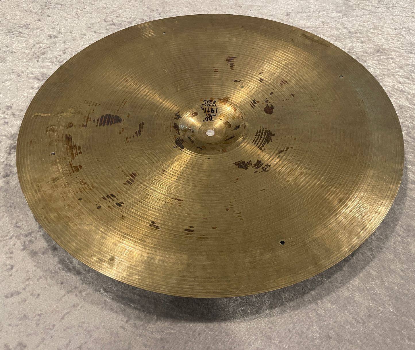 20" Zildjian A 1970s Pang Ride Cymbal 1971g  #781