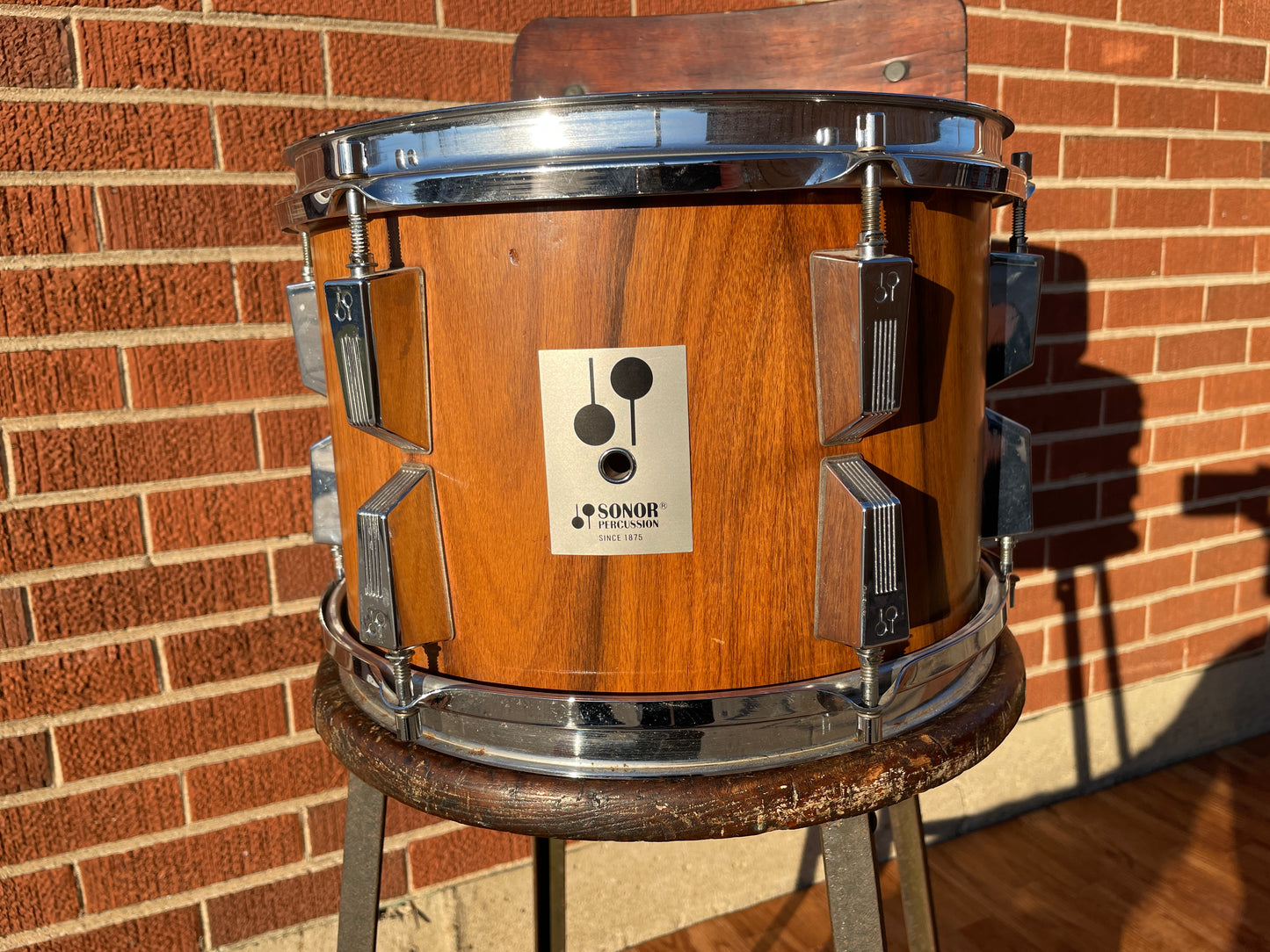 1980s Sonor Phonic 12x8 Tom Drum Rosewood 8x12 T7022