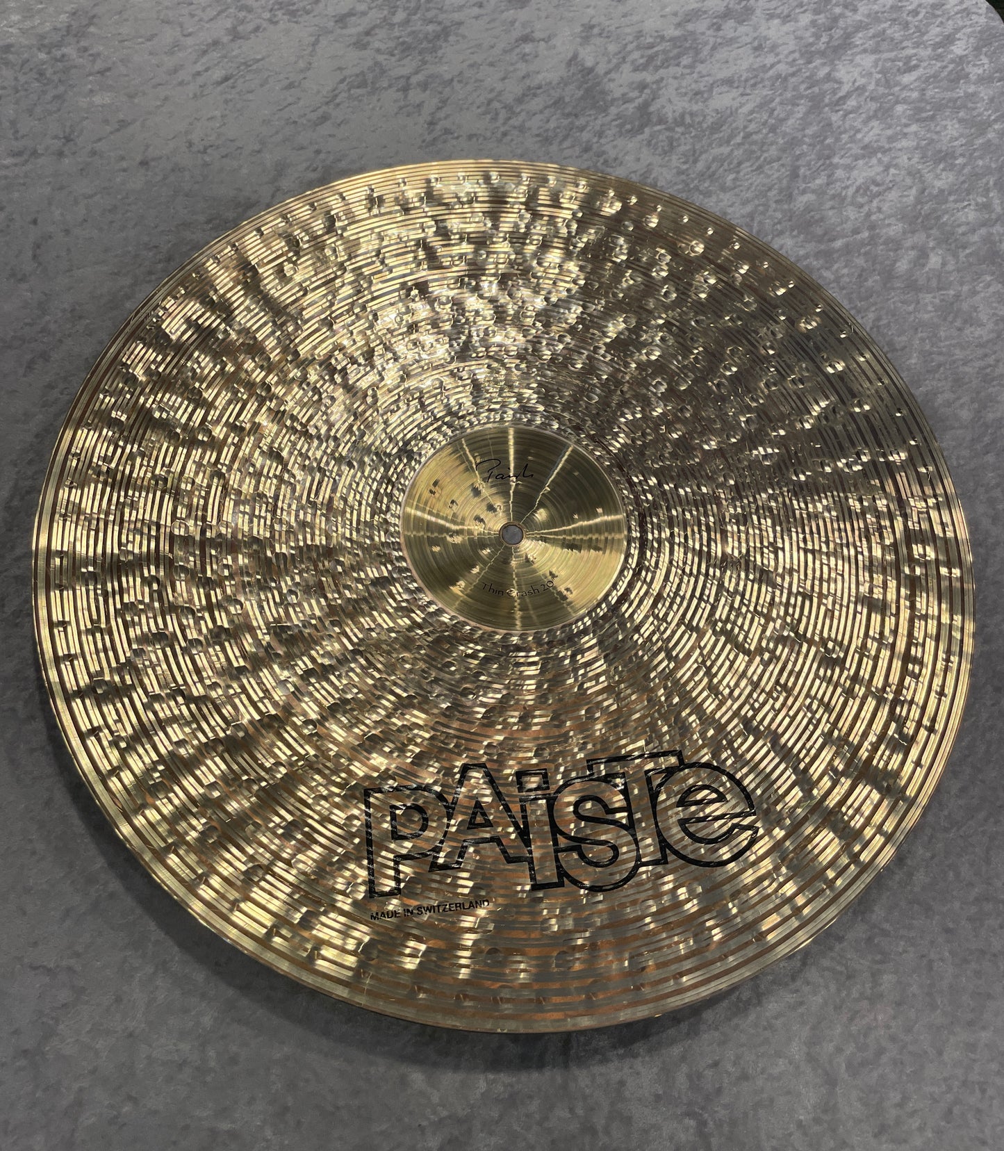20" Paiste Signature Traditionals Thin Crash Cymbal 1850g