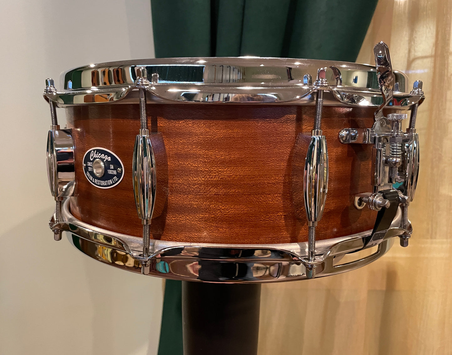 Chicago Drum 5.5x14 Snare Drum Mahogany/Poplar Tung Oil Finish