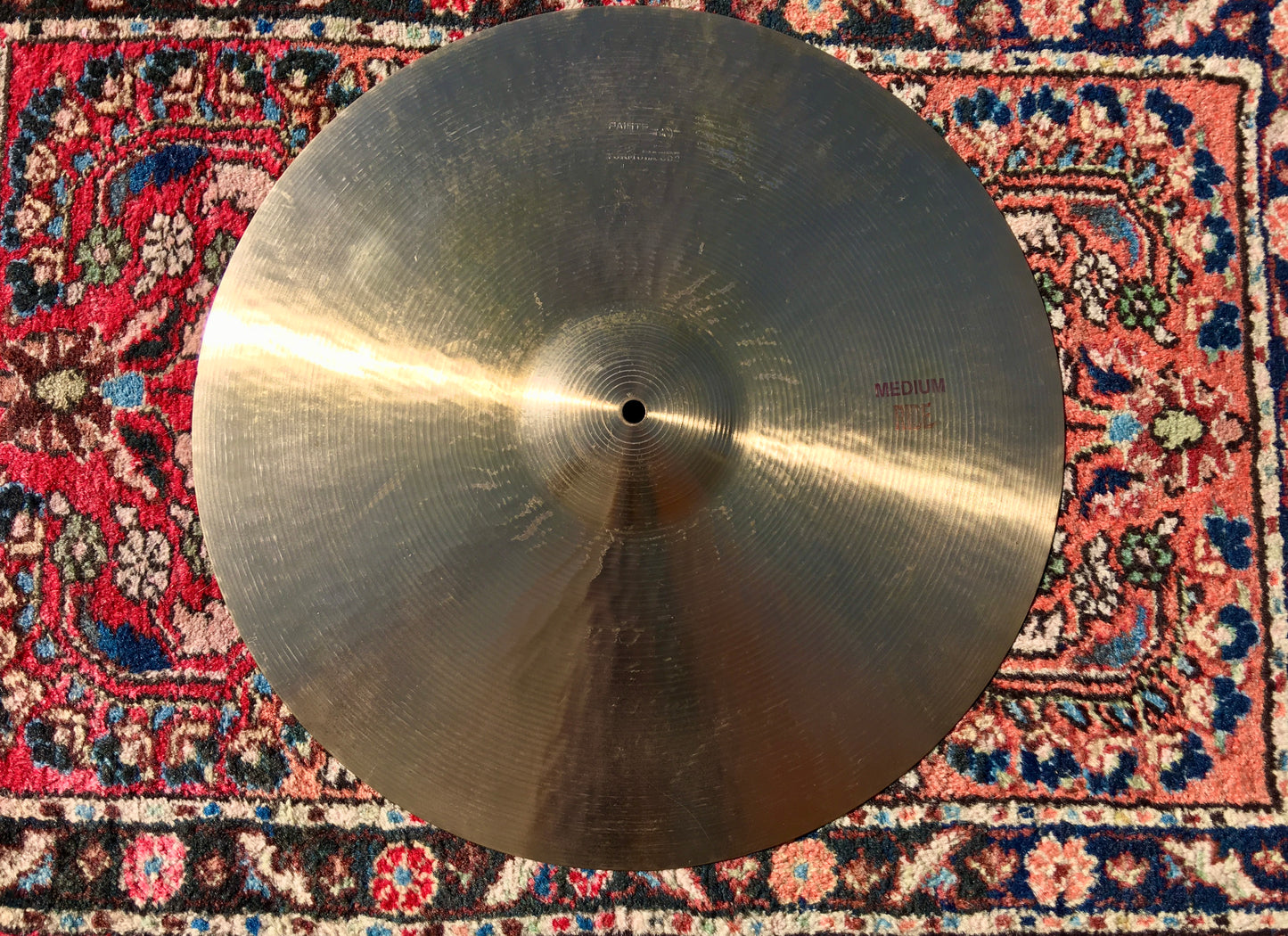 19" Paiste Pre Serial # Formula 602 Medium Ride Cymbal 1970g #589