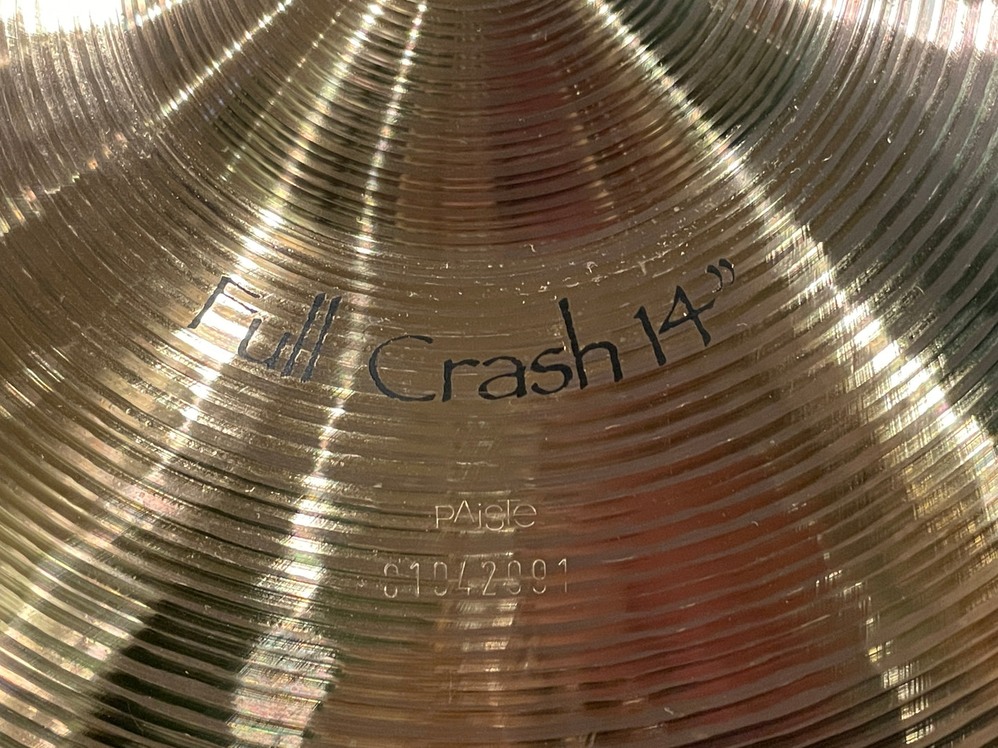14" Paiste Signature Full Crash Cymbal 690g