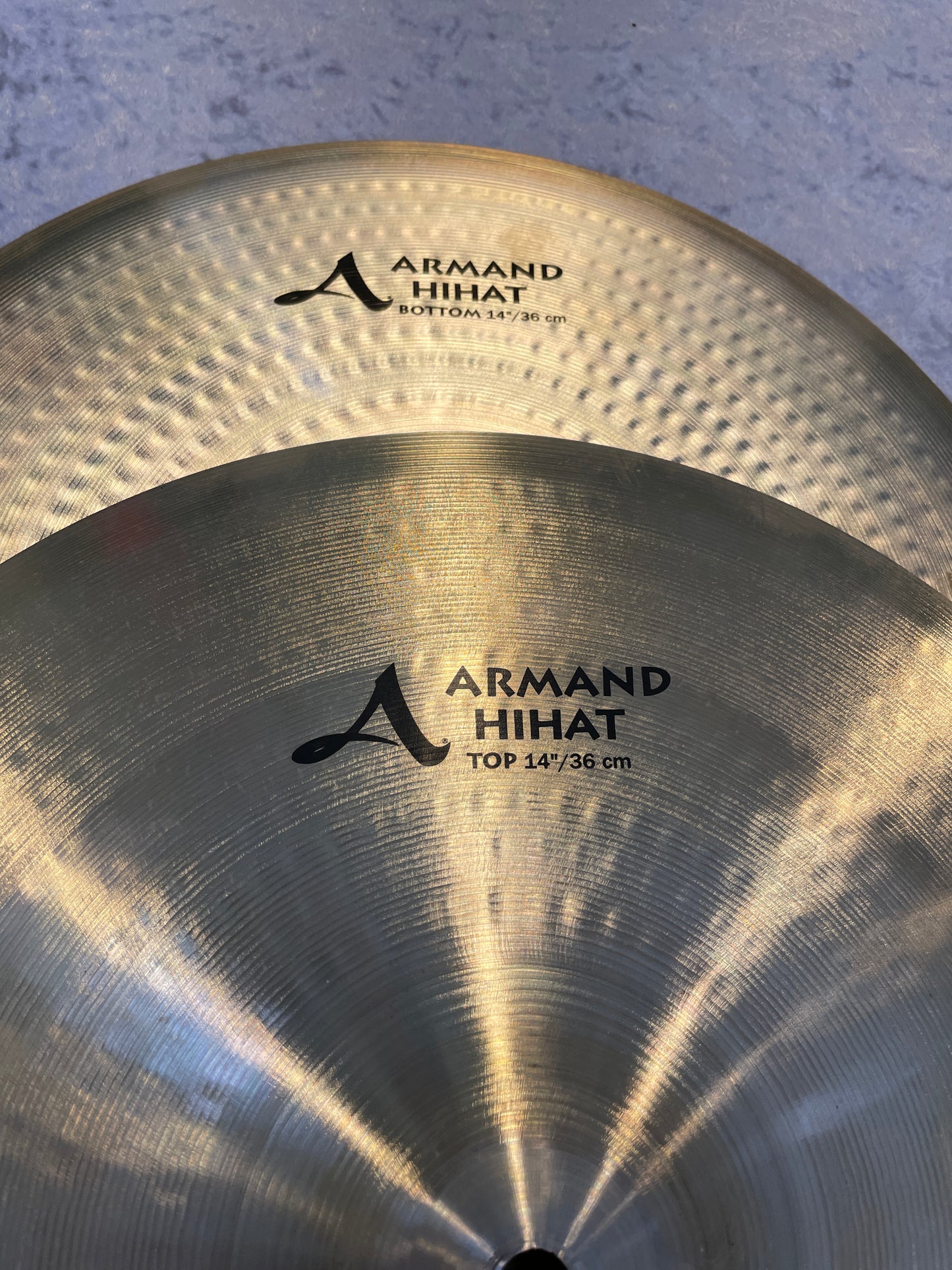 14" Zildjian A A8007 Armand Hi-Hat Cymbal Pair 956g/1242g