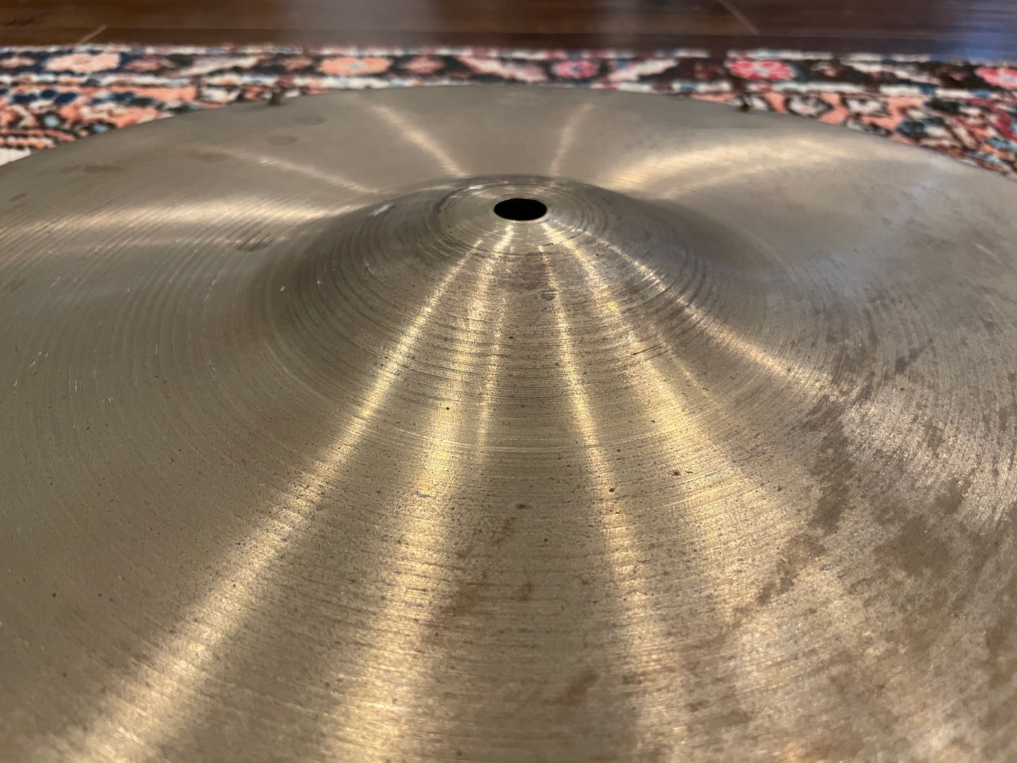 18" Zildjian A 1960s Crash Ride Cymbal w/ Factory Rivets 1680g #837
