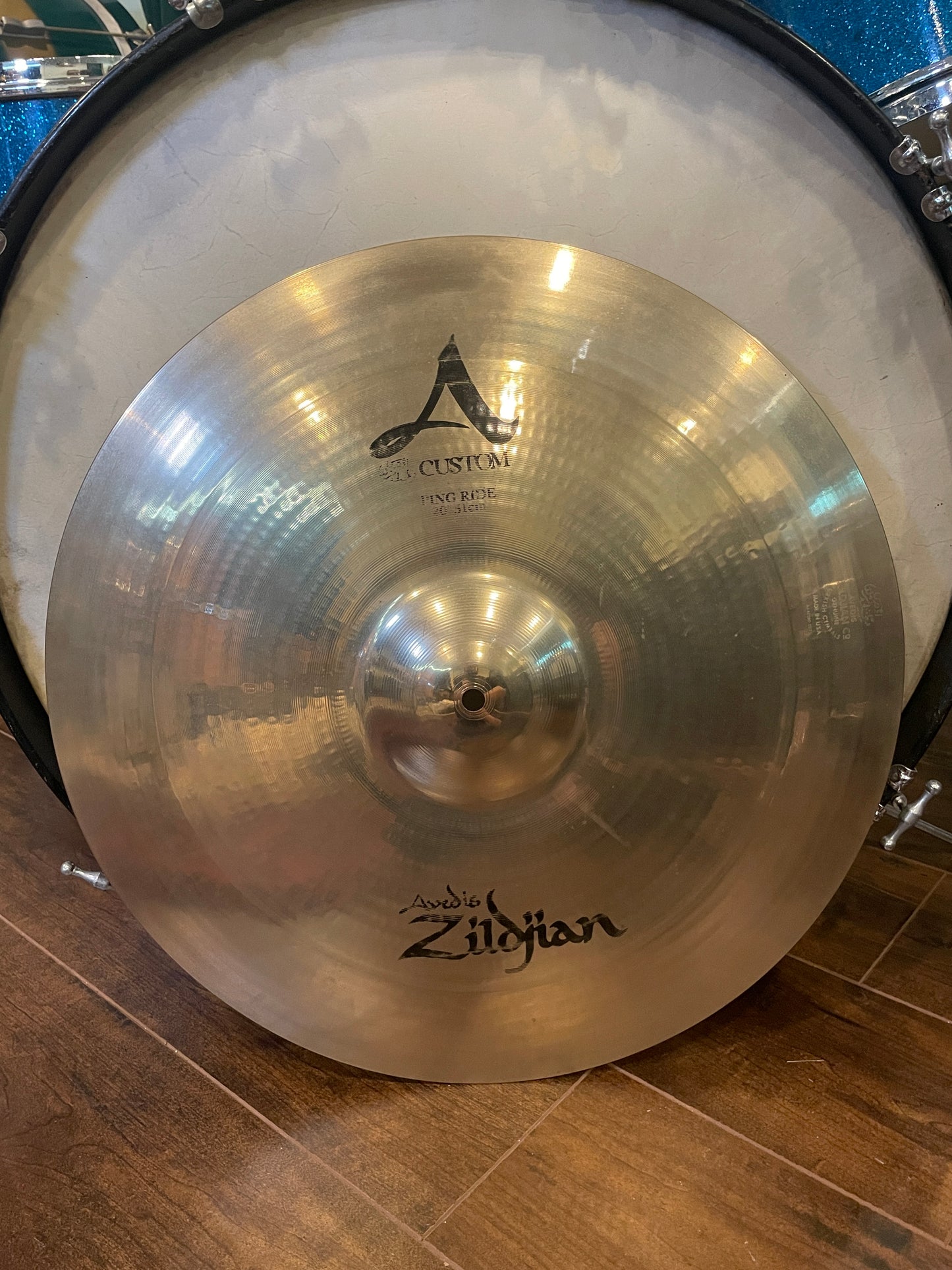 20" Zildjian A Custom Ping Ride Brilliant 2966g A20522