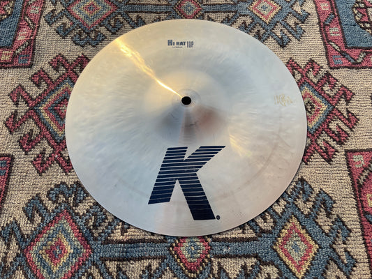 13" Zildjian K Hi-Hat Top Cymbal 916g K0821