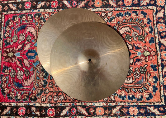 14" Paiste Pre-Serial Number Formula 602 Hi-Hat Cymbal Pair 830g/938g #38