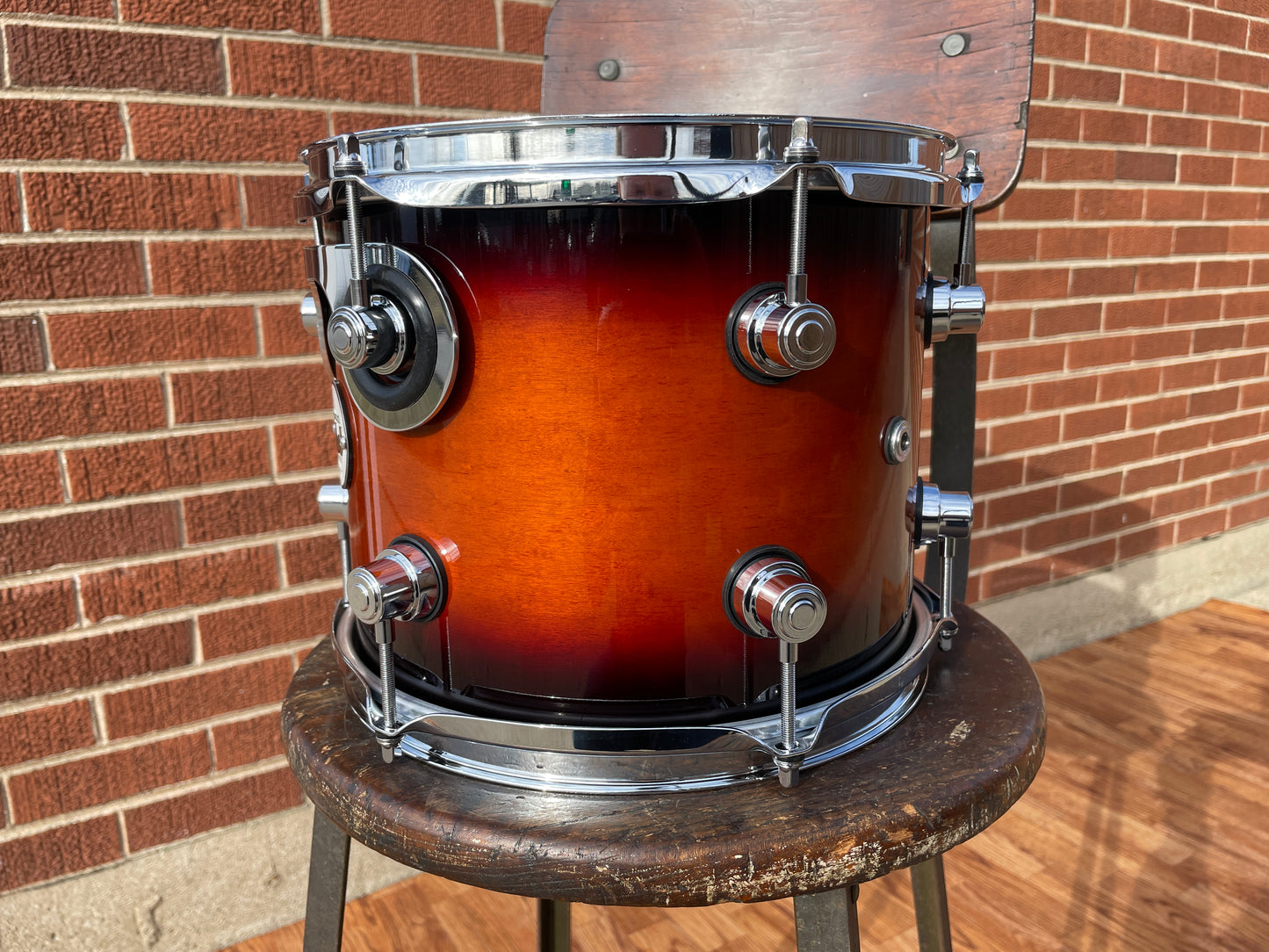 DW Design Series 8x10 Tom Drum Tobacco Burst Drum Workshop