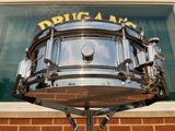 1960s Rogers 5x14 Powertone Snare Drum Chrome Over Brass Cleveland COB