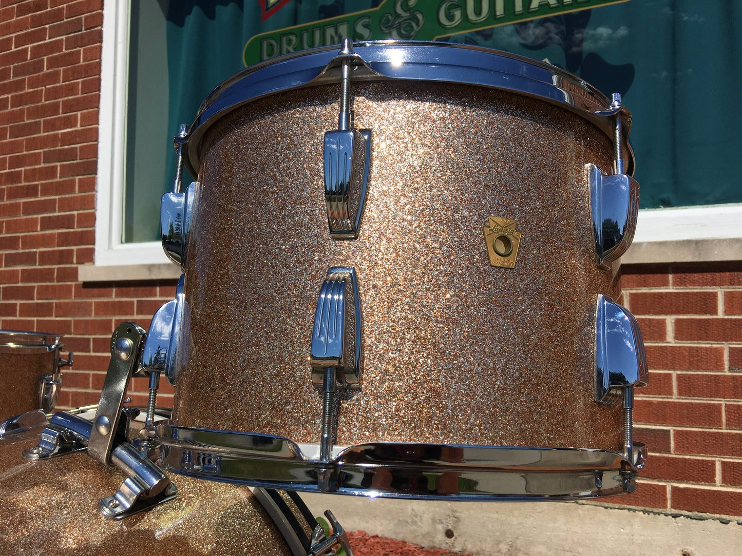 1965 Ludwig Super Classic Drum Set Champagne Sparkle 100% Original