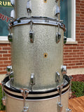 1964 Ludwig Super Beat Drum Set Silver Sparkle 20/13/16 COB