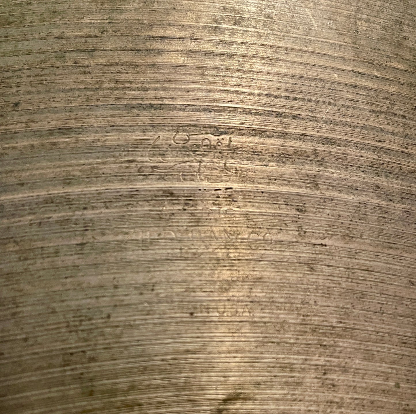 20" Zildjian A 1957-59 Ride Cymbal 2090g #728