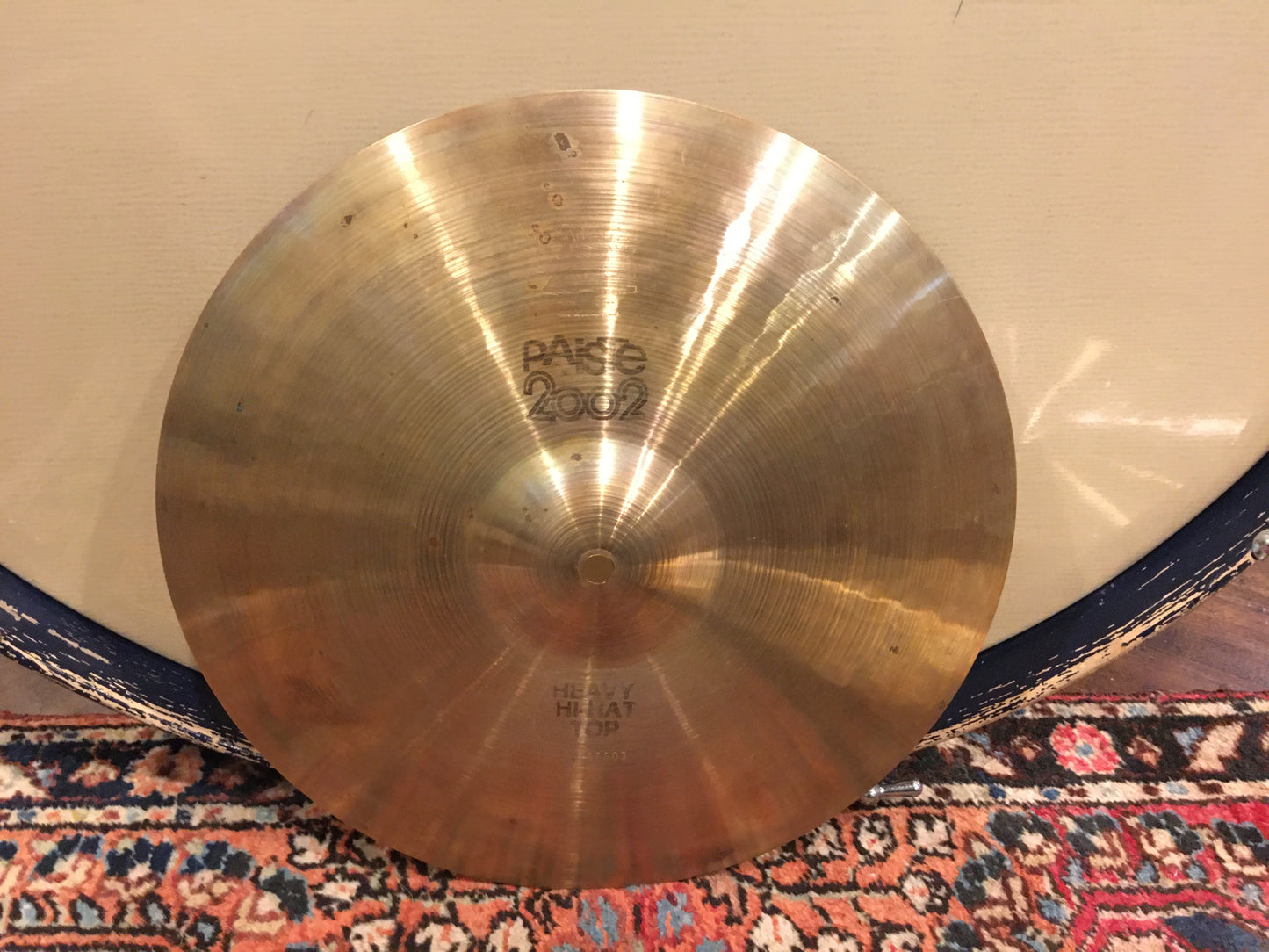 14" Paiste 1977 2002 Heavy Hi-Hat Cymbal Pair 988/1058g