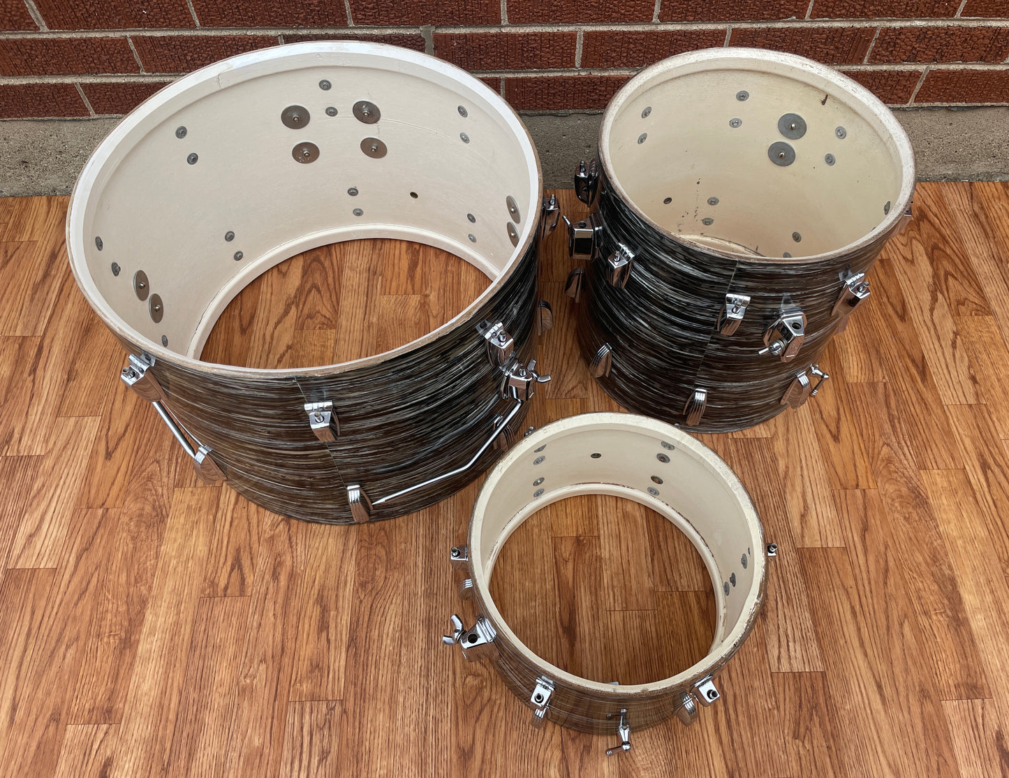 1966 Ludwig Down Beat Drum Set Oyster Black Pearl 20/12/14 Ringo Starr The Beatles