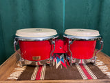 LP Bongos Fiberglass Red Latin Percussion