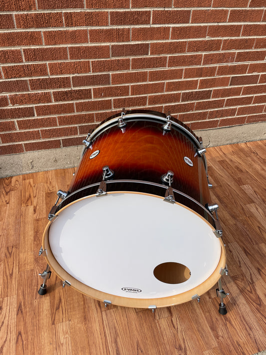 DW Design Series 18x22 Bass Drum Single Tobacco Burst Drum Workshop