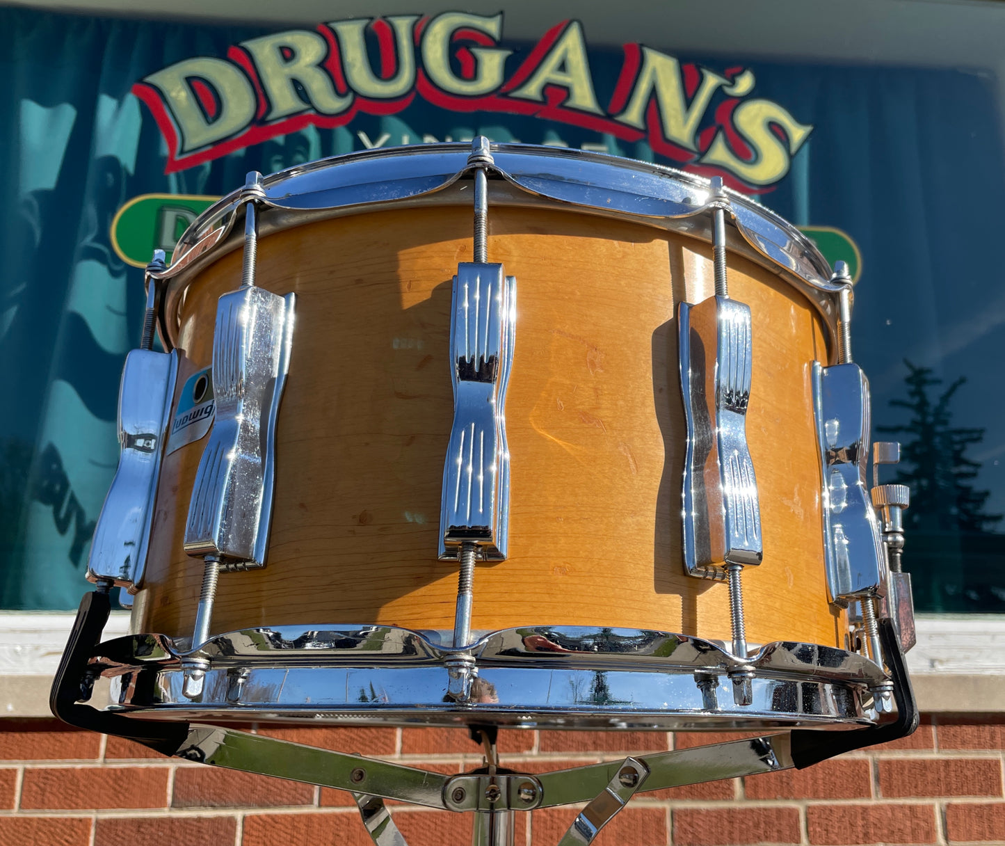 1979-1980 Ludwig 8x14 Coliseum Snare Drum Thermogloss 12-Lug