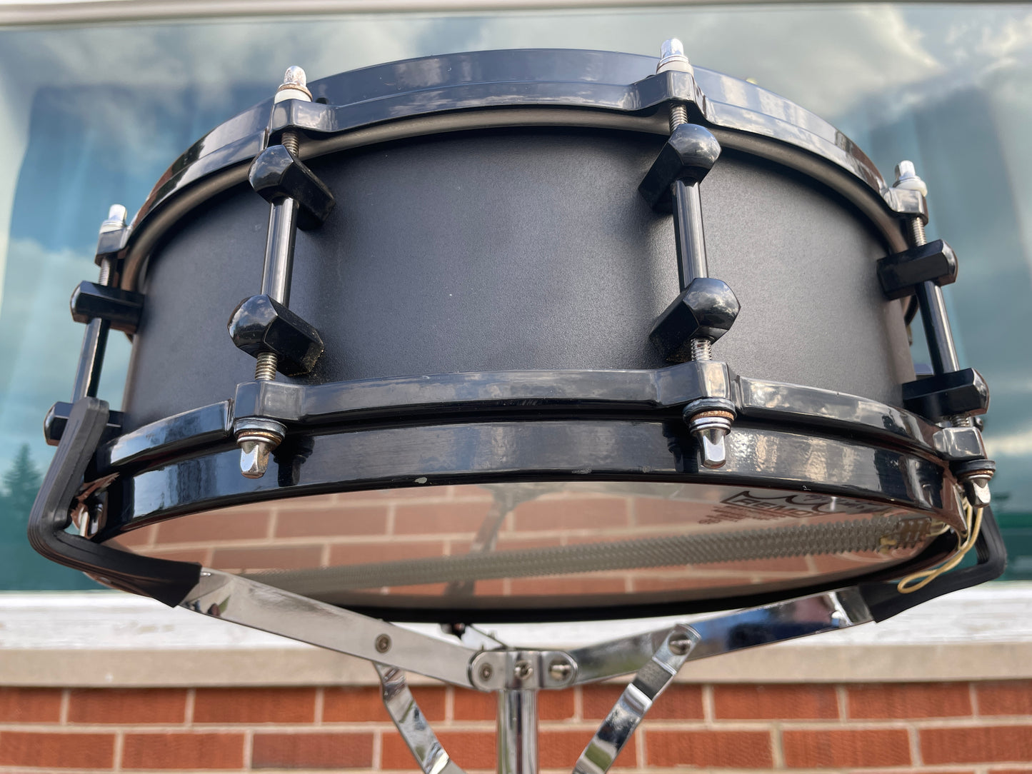 Noble & Cooley 4.75x14 Alloy Classic Snare Drum Black