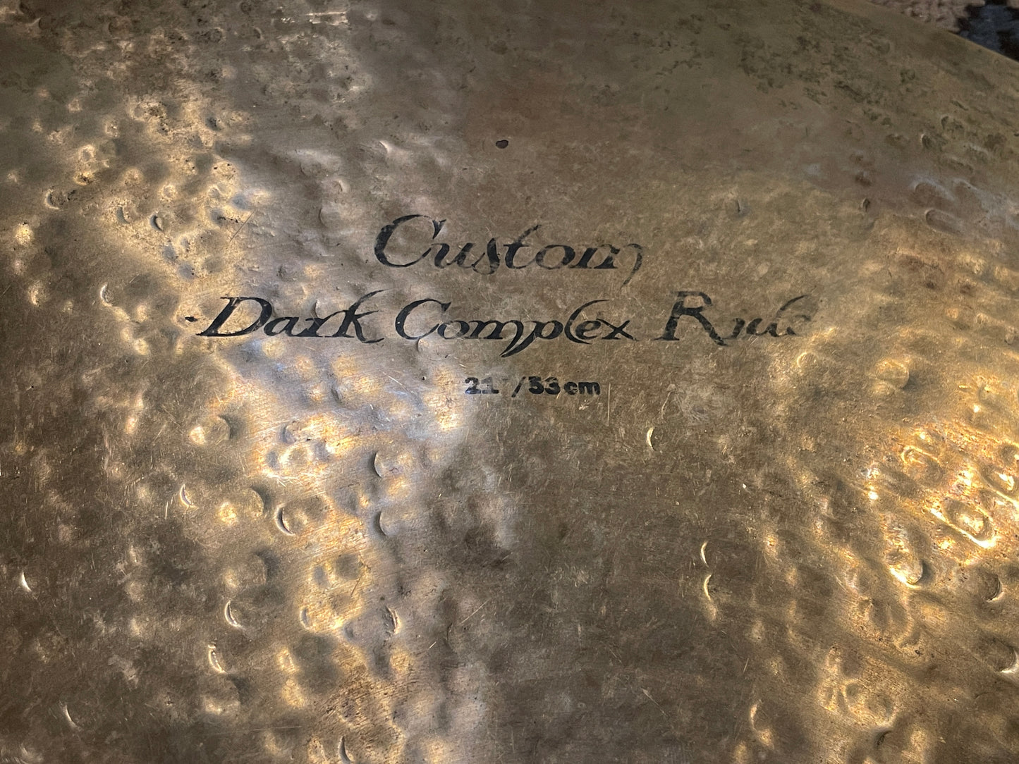 21" Zildjian K Custom Dark Complex Ride Cymbal 2506g *Video Demo*