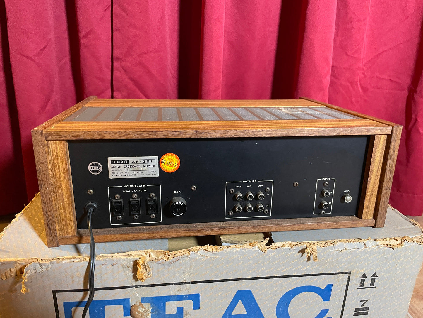 TEAC Consort Series AF-201 Multi-Channel Filter Unit 3-Way / 2-Way Crossover