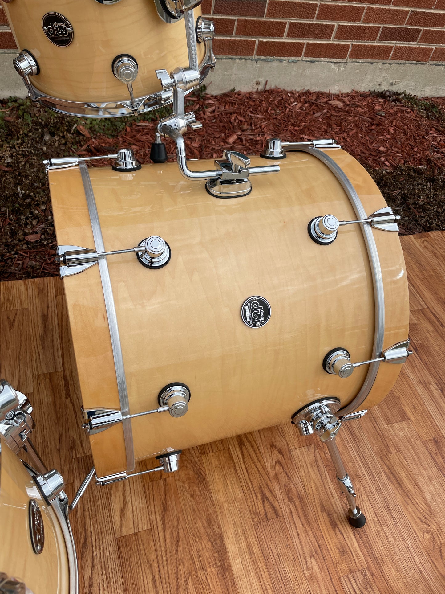 DW Performance Series Drum Set Natural Gloss 20/12/14 Drum Workshop